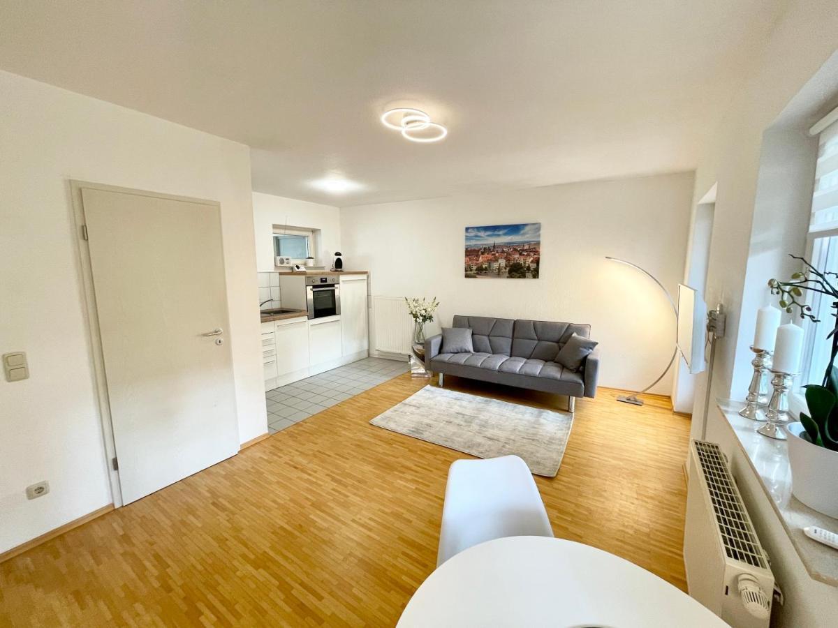 Ferienwohnung Blickfang - Modernes Apartment Direkt In Der Altstadt Von Erfurt Mit Balkon - Beste Lage Und Aussicht Buitenkant foto
