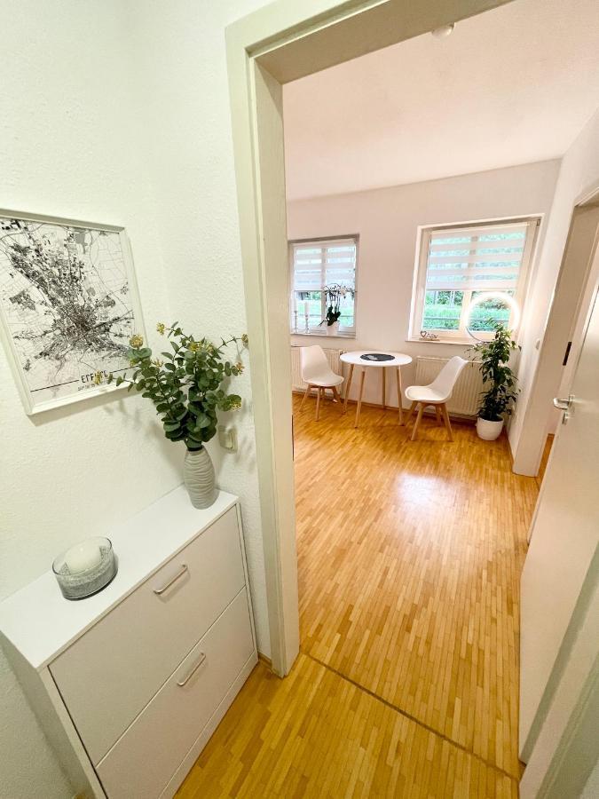 Ferienwohnung Blickfang - Modernes Apartment Direkt In Der Altstadt Von Erfurt Mit Balkon - Beste Lage Und Aussicht Buitenkant foto
